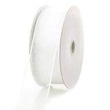 Sheer Chiffon Ribbon Wired Edge, 1-1/2-inch, 25-yard