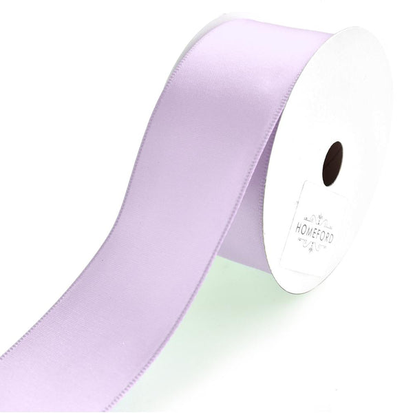 Single Faced Wired Edge Satin Ribbon, 1-1/2-Inch, 3-Yard, Lavender