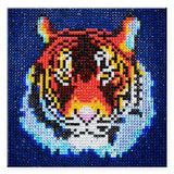 Tiger Diamond Gem Painting Kit, 6-5/16-Inch