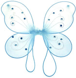 Organza Butterfly Fairy Wings w/ Rhinestone Glitters