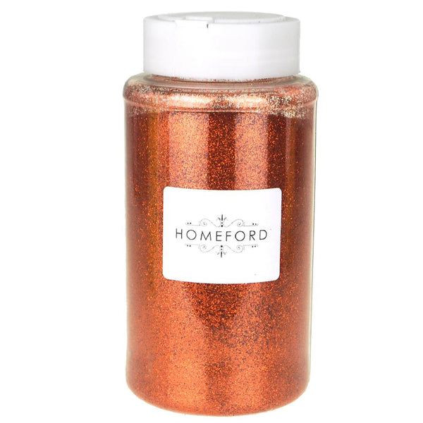 Fine Glitter Bottle, 1-Pound BULK, Orange