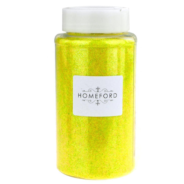 Fine Glitter Bottle, 1-Pound BULK, Yellow