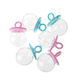 Baby Shower Plastic Pacifier Favor Box, 2-1/2-Inch. 12-Count