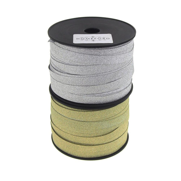 Christmas Glitter Curling Ribbon, 3/8-Inch, 109 Yards