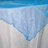 Organza Table Cover Overlay, 80-inch