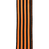 Halloween Cabana Stripes Satin Wired Ribbon, 1-1/2-Inch, 10-Yard