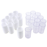 Stackable Acrylic Dessert Cylinders, 3-Inch, 12-Count