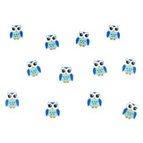 Mini Owl Wooden Party Favors, 1-5/6-Inch, 12-Count