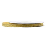 Metallic Taffeta Christmas Ribbon, 3/8-inch, 25-yard