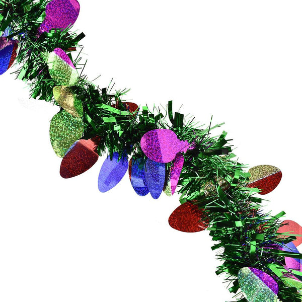 Sparkly Christmas Tinsel Garland, 12-Feet