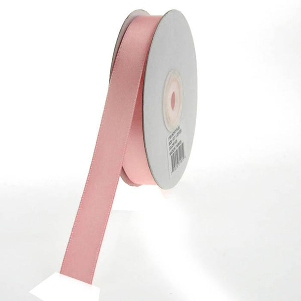 Double Faced Satin Ribbon, 5/8-inch, 25-yard, Light Pink