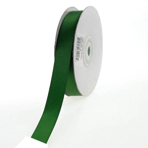 Double Faced Satin Ribbon, 5/8-inch, 25-yard, Emerald Green