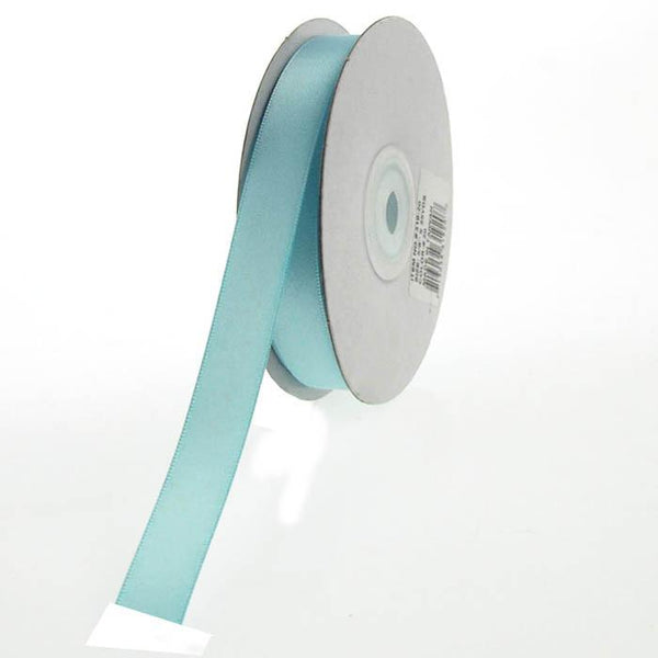 Double Faced Satin Ribbon, 5/8-inch, 25-yard, Light Blue