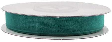 Sheer Organza Ribbon, 3/8-inch, 25-yard, Hunter Green