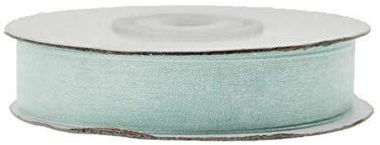 Sheer Organza Ribbon, 5/8-inch, 25-yard, Light Blue