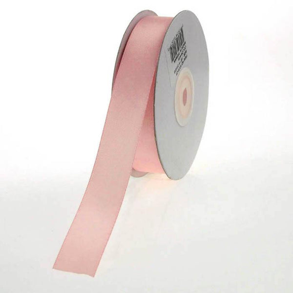 Double Faced Satin Ribbon, 7/8-inch, 25-yard, Light Pink