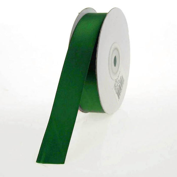 Double Faced Satin Ribbon, 7/8-inch, 25-yard, Emerald Green