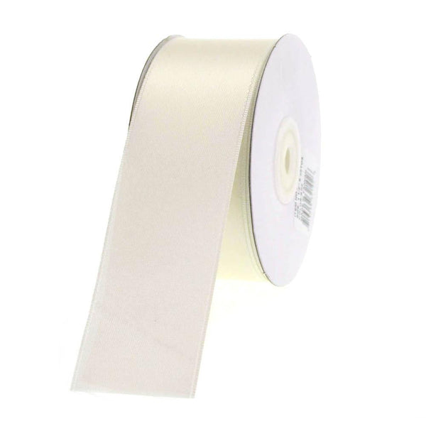 Double Faced Satin Ribbon, 1-1/2-inch, 25-yard, Ivory