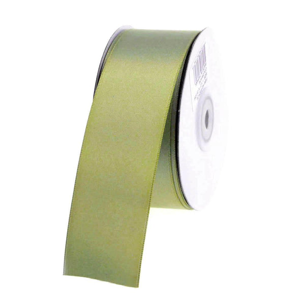 Double Faced Satin Ribbon, 1-1/2-inch, 25-yard, Moss Green