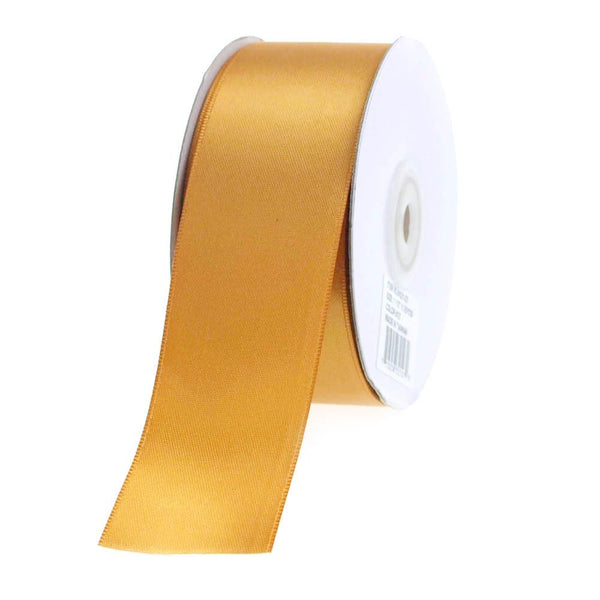 Double Faced Satin Ribbon, 1-1/2-inch, 25-yard, Old Gold