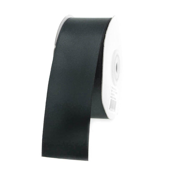 Double Faced Satin Ribbon, 1-1/2-inch, 25-yard, Black