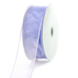 Sheer Chiffon Ribbon Wired Edge, 1-1/2-inch, 25-yard