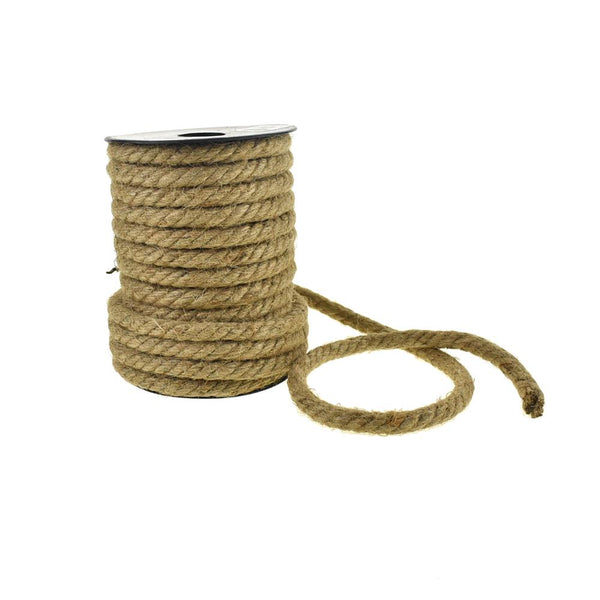 Burlap Jute Twine Rope, 5/16-Inch, 11-Yard