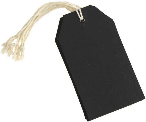 Rectangular Chalkboard Tags, 4-Inch, 6-Piece