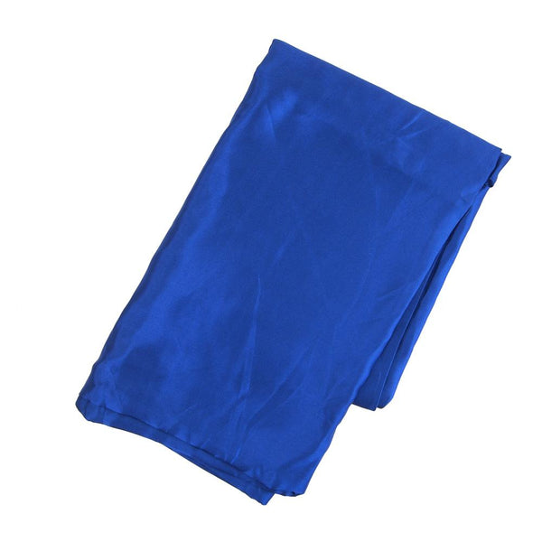 Satin Fabric Table Cover Overlay, Royal Blue, 72-Inch x 72-Inch