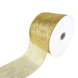 Decorative Metallic Mesh Ribbon, 4-Inch, 25-Yard