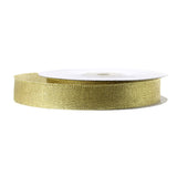 Metallic Taffeta Christmas Ribbon, 5/8-inch, 25-yard
