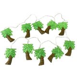 Translucent Plastic Palm Tree Lights Garland, 5-Feet