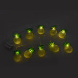 Translucent Plastic Pineapple Lights Garland, 5-Feet