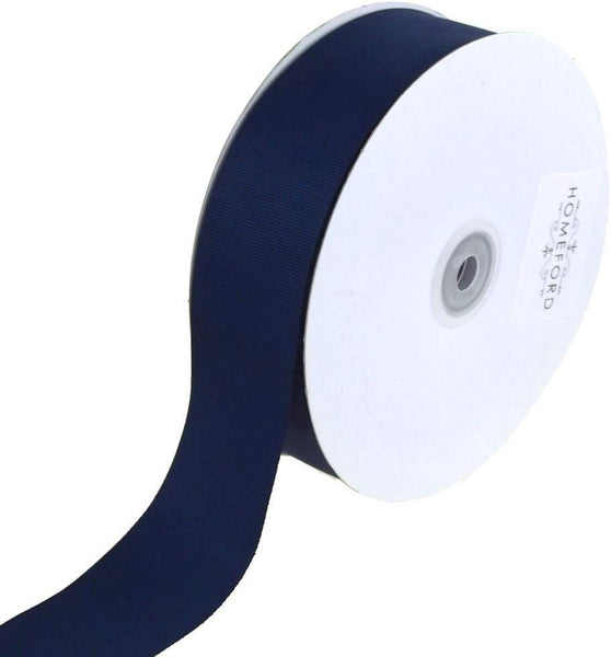 Solid Grosgrain Ribbon, 7/8-Inch, 50 Yards, Navy Blue