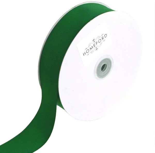 Solid Grosgrain Ribbon, 7/8-Inch, 50 Yards, Emerald Green