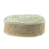 Burlap Jute Ribbon Wired Edge, 2-inch, 10 Yards,