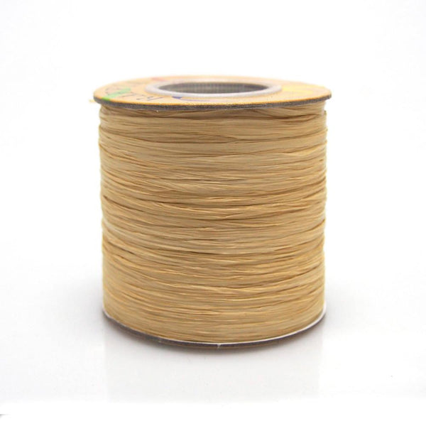 Matte Raffia Ribbon, 1/4-Inch, 100-Yard, Natural