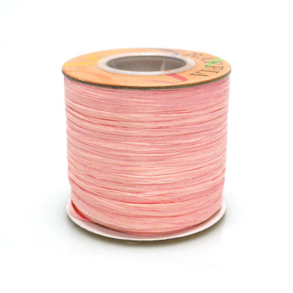 Matte Raffia Ribbon, 1/4-Inch, 100-Yard, Light Pink