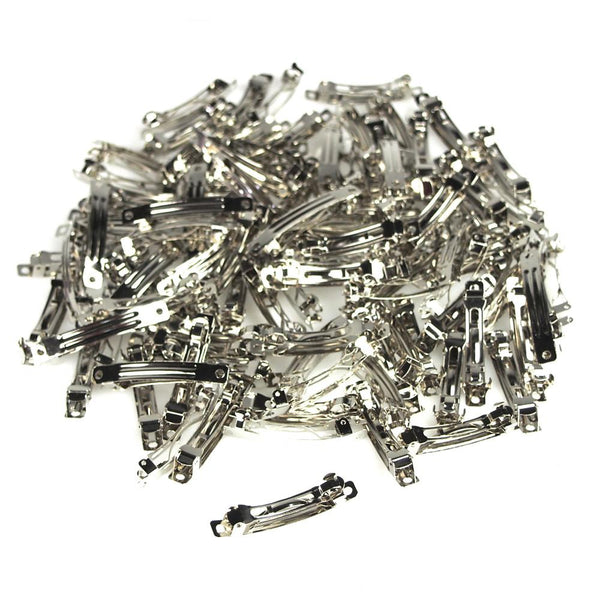 Silver French Clip, 50mm, 100-Piece