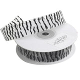 Zebra Print Sheer Organza Ribbon, 25 Yards