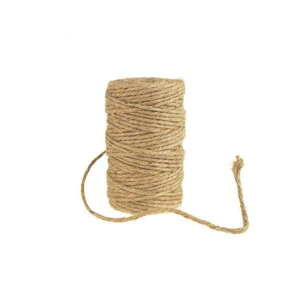 Burlap Jute Twine Rope, 4mm, 60 Yards, Natural