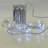 LED Battery Operated Star String Lights, 80-Inch