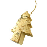 Unfinished Wood Christmas Tree Ornament, 4-Inch