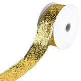 Disco Glitter Metallic Edge Wired Ribbon, 1-1/2-Inch, 10-Yard