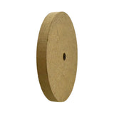 MDF DIY Craft Wood Flat Wheels, 2-1/8-Inch, 6-Count - Natural