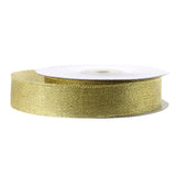Metallic Taffeta Christmas Ribbon, 7/8-inch, 25-yard
