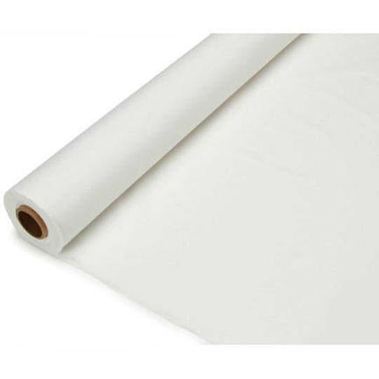 Banquet Plastic Table Roll, 40-Inch x 100-Feet, White