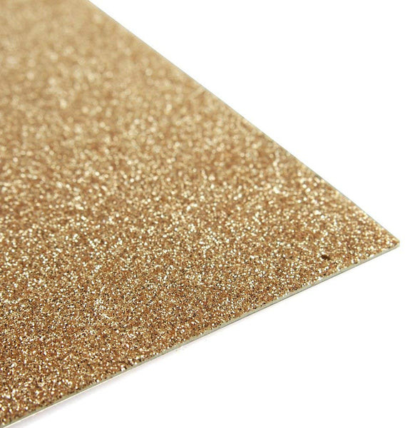 Glitter EVA Foam Sheet, 9-1/2-Inch x 12-Inch, 10-Piece, Tan