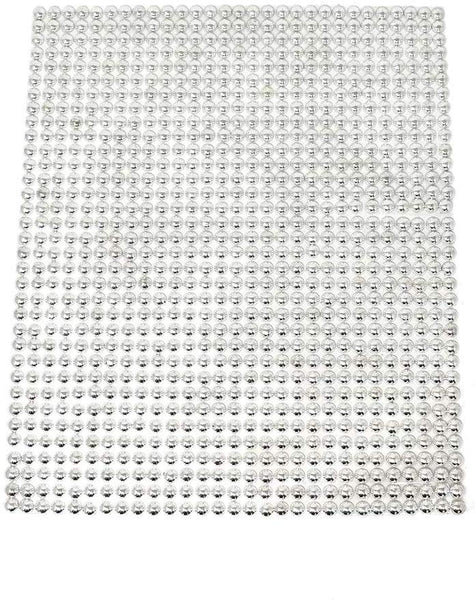 Pearl Stud Sticker Sheet, White, 8mm