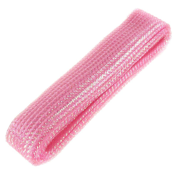 Waffle Wash Deco Flex Ribbon, 2-1/2-Inch, 20 Yards, Pink